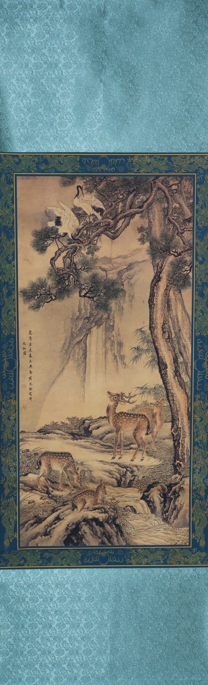 Chinese long scroll in box (1 of 7)