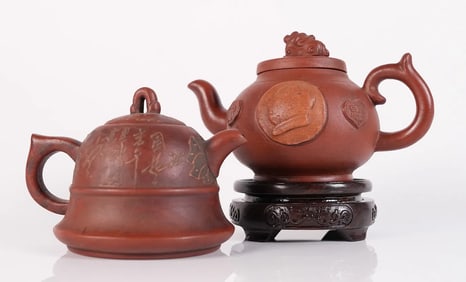 Lots Chinese clay teapots