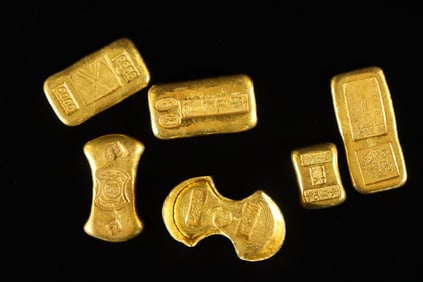 Lots Chinese ingots ungraded