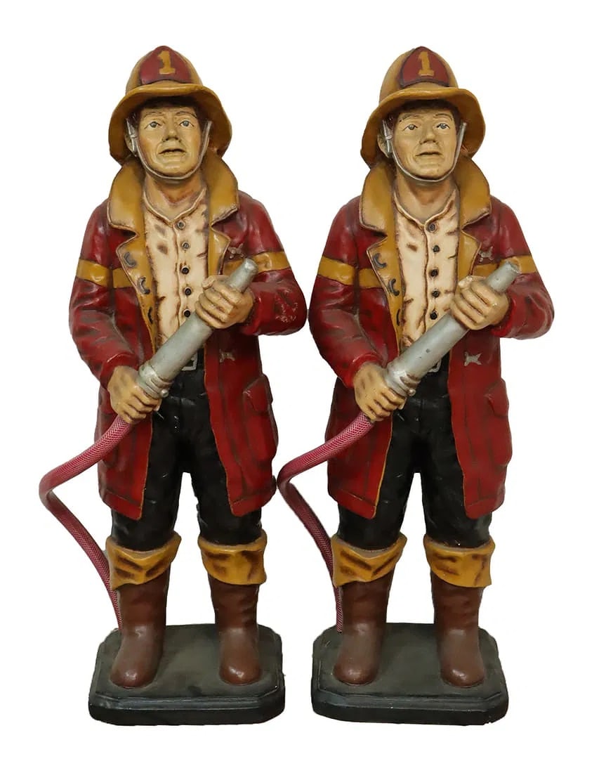 2 vintage fireman figures (1 of 7)