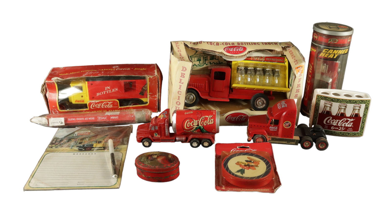 Lots Coca Cola items: Lots Coca Cola items. Condition selling it as is.