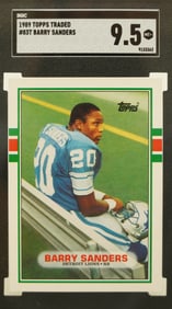 1989 Topps Barry Sanders SGC 9.5