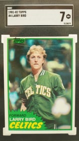 1981 Topps Larry Bird SGC 7`