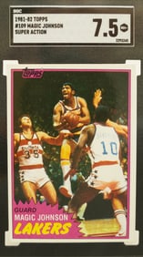 1981 Topps Magic Johnson SGC 7.5