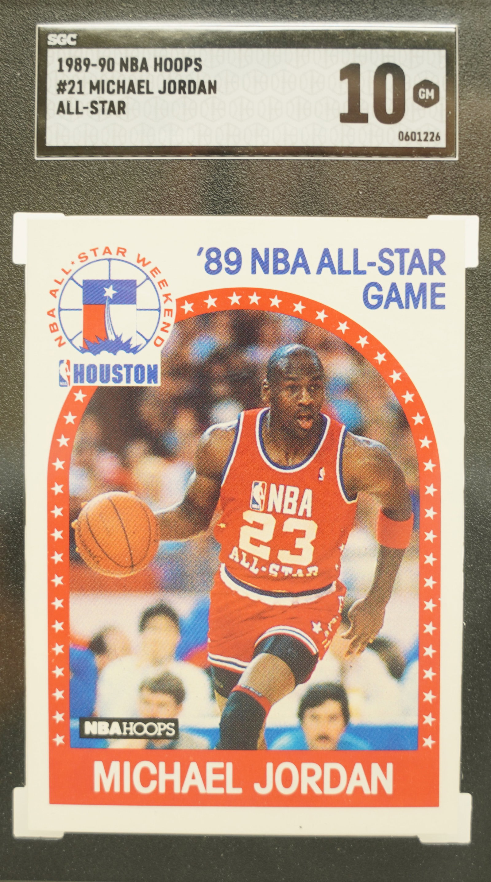 1989 Michael Jordan SGC 10: 1989 Hoops Michael Jordan SGC 10.