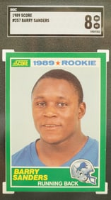 1989 Score Barry Sanders SGC 8