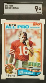 1982 Joe Montana Topps SGC 9