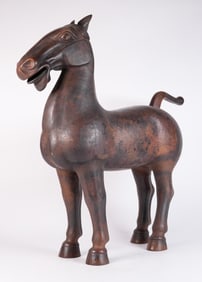 A vintage horse figure