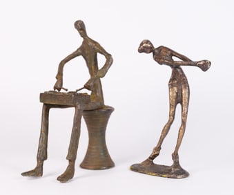 2 vintage sculptures