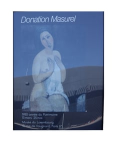 A vintage framed art work