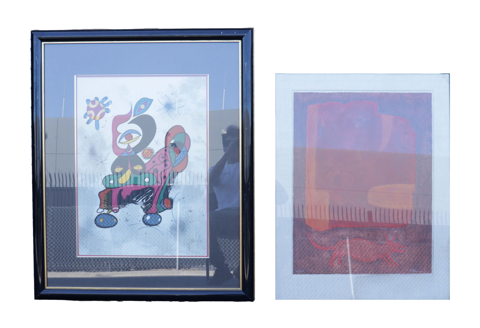 2 vintage framed paintings (1 of 6)