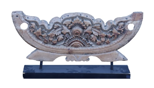 A large wooden panel
