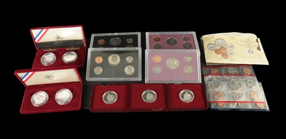 Lots of fine coins