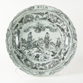 Chinese antique charger plate
