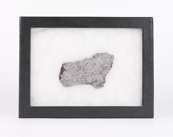 A meteorite cut specimen