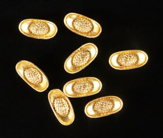 Lots Chinese simulated ingots
