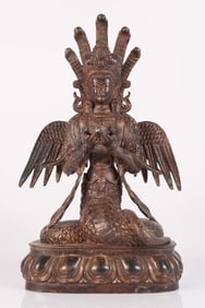 Chinese fine brass buddha