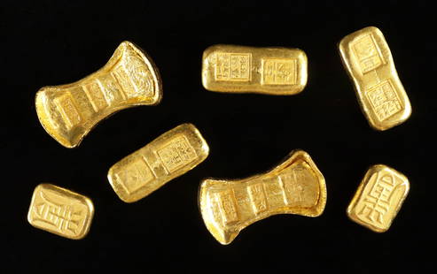 Lots Chinese ingots ungrded: Lots Chinese ingots ungraded, or authenticated. We do not guarantee its marking. All sales are final, no return.