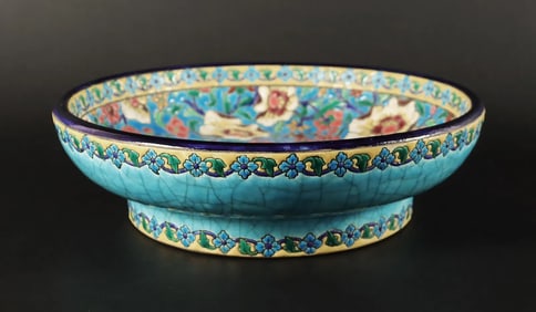 Antique Longwy large bowl