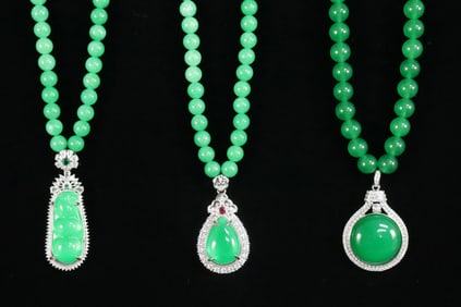 Lots Chinese fine necklace
