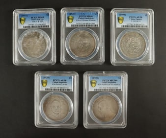 Lots Chinese coins ungraded