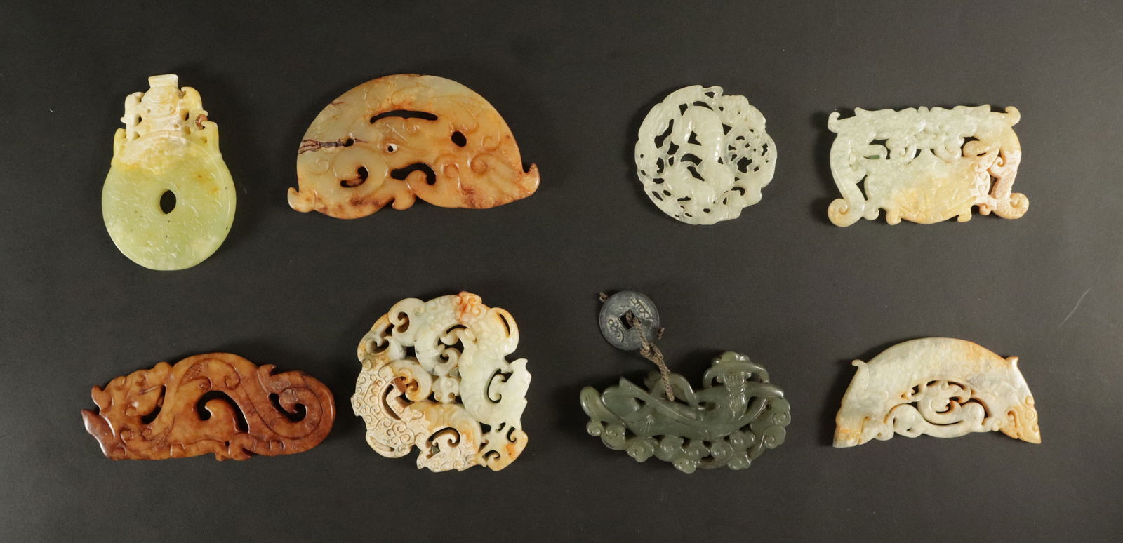 Lots Chinese jade items (1 of 6)