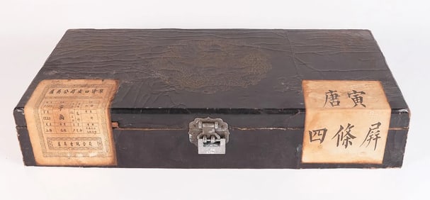 Lots Chinese scrolls in box