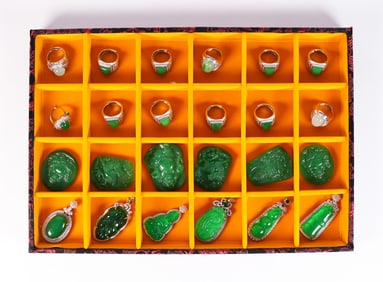 Lots Chinese apple green items
