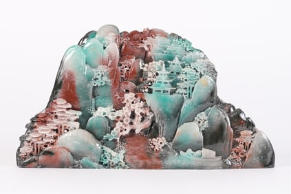 Chinese carved heavy boulder