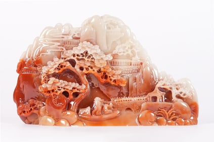 Chinese carved heavy boulder