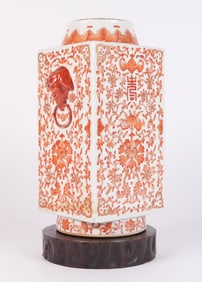 Chinese fine antique cong vase