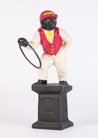 Antique Black Americana cast iron figure