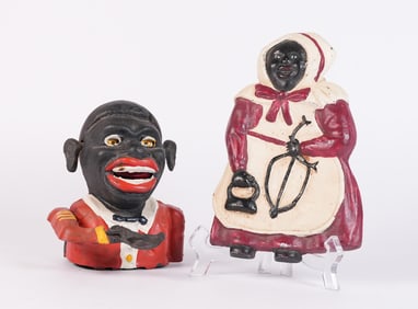 Lots Black Americana cast iron items