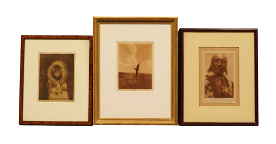 Lots Edward S. Curtis antique photogravures 1904-1910