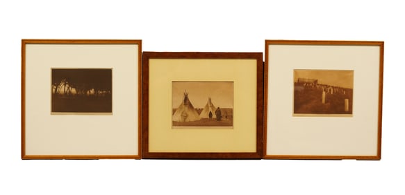 Lots Edward S. Curtis antique photogravures 1904-1910
