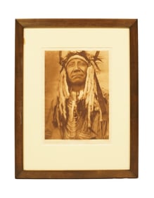 Two Moon 1910 Edward S. Curtis photogravure