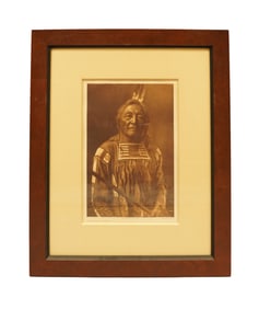 Sitting Elk Edward S. Curtis photogravure dated 1908