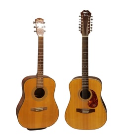 Lots vintage acoustic guitars