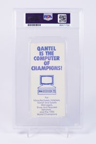 Magic Johnson signed The Forum ticket PSA 9