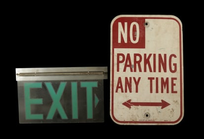 2 heavy duty signs