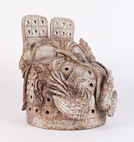 A vintage carved item