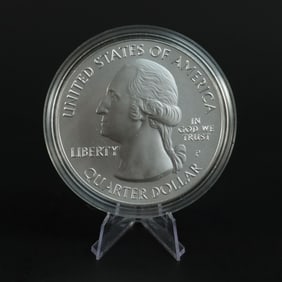 8 troy ounce .999 silver coin