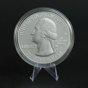 8 troy ounce .999 silver coin