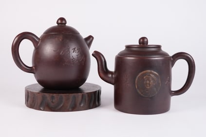 Lots Chinese clay teapots