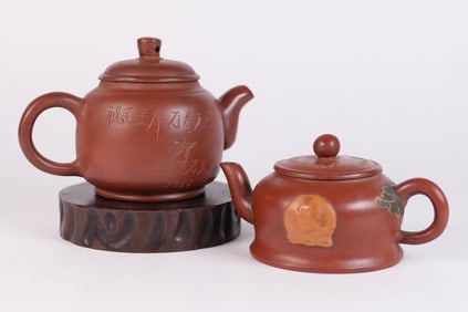 Lots Chinese clay teapots