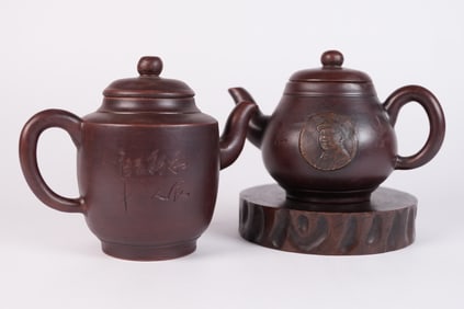 Lots Chinese clay teapots