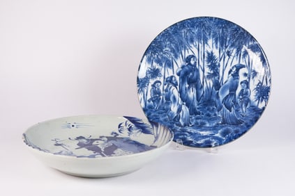 Lots Chinese b/w plates