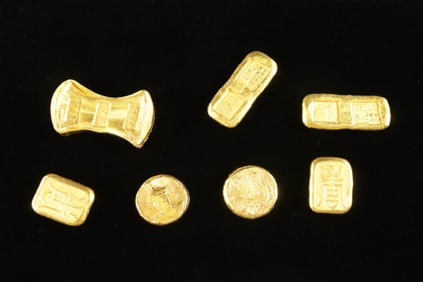 Lots Chinese ingots ungraded