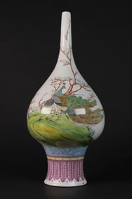 Chinese fine floral vase