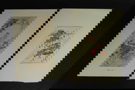 Lots Japanese woodblock painting: Lots Japanese woodblock paintings.